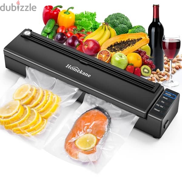 Vacuum Sealer Machine 80kPa with Dry & Moist Automatic 0