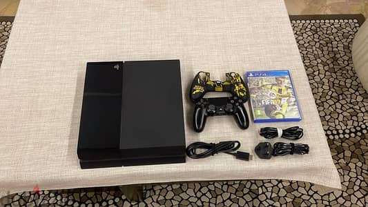 ps4 used, original controller , fifa 17, plus tv lcd 60hz needed