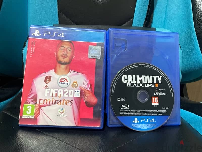 call of duty Black ops lll & fifa 20 0