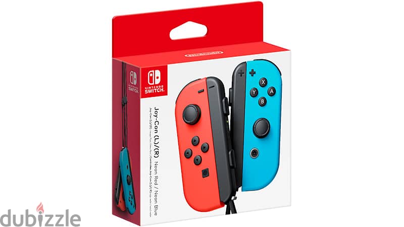 Nintendo Switch JoyCon (L)/(R) Neon Red/ Neon Blue 0