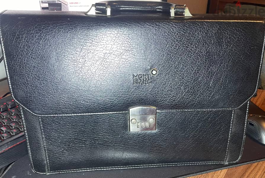 Mont Blanc Dial Lock Briefcase 1