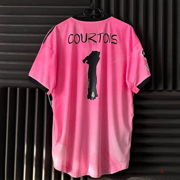 Real Madrid 2021/22 Y - 3 goalkeeper courtois adidas jersey 1