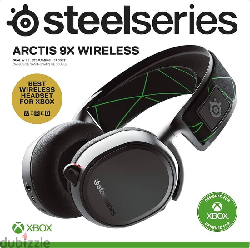 SteelSeries Arctis 9X pro wireless Black Headphones 0