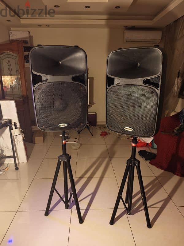 2 X Samson Auro D415 2-Way Active Loudspeaker 4