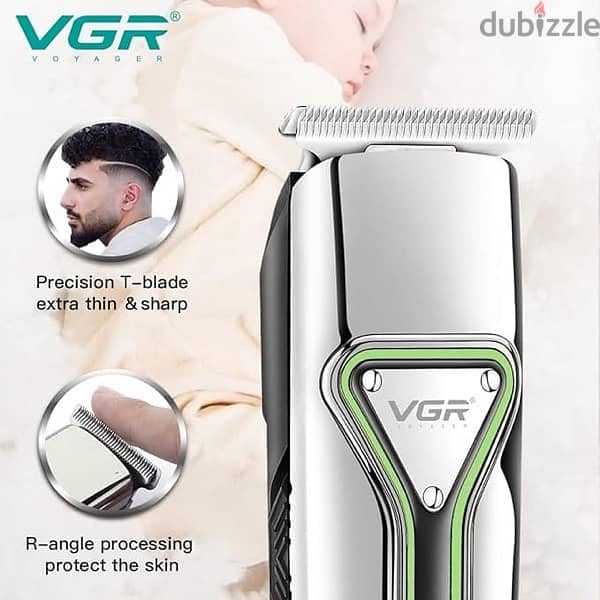 VGR V-008 Professional Hair Trimmer – PrecisionGrooming with USB Typc 4