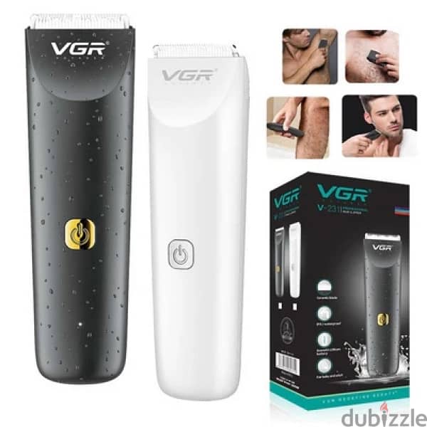 VGR V-231 Waterproof Hair Clipper – Cordless, Ceramic Blades 5