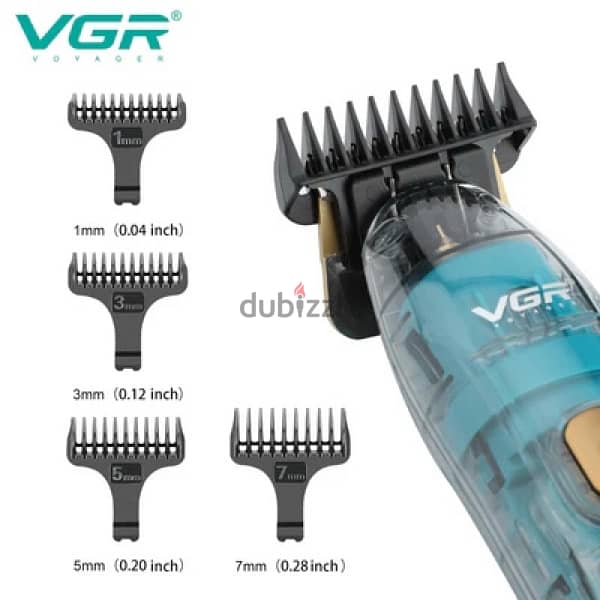 VGR V-961 Professional Hair Clipper – Ceramic Blades, USB Rechargeable 6