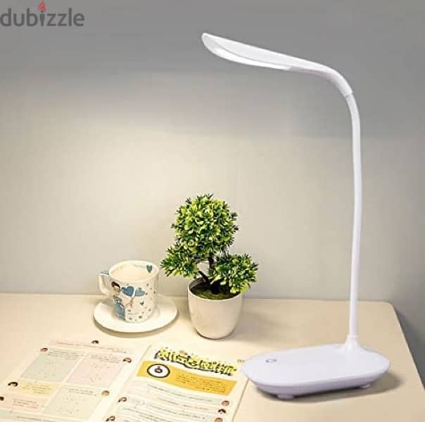 Touch-Control LED Desk Lamp – 3 Brightness Levels, 360° Adjustable, 1