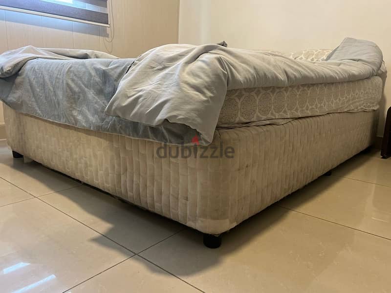 queen size bed and mattress 1