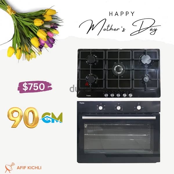 Gas Cookers Stove 4-5 Eyes فرن غاز كفالة سنة 2