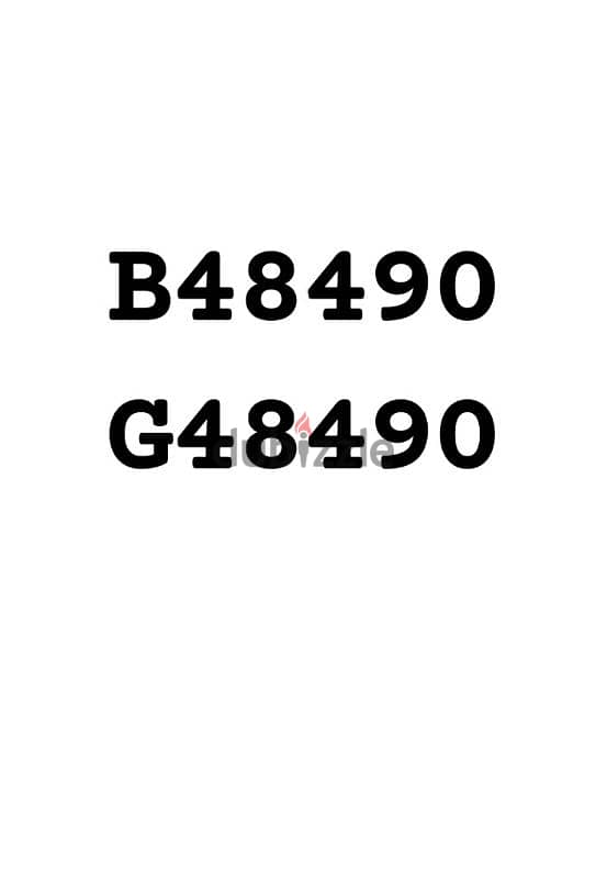 B48490 & G48490 0