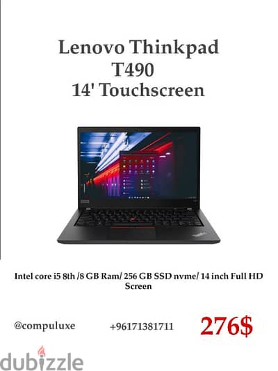 Lenovo 14' Touchscreen