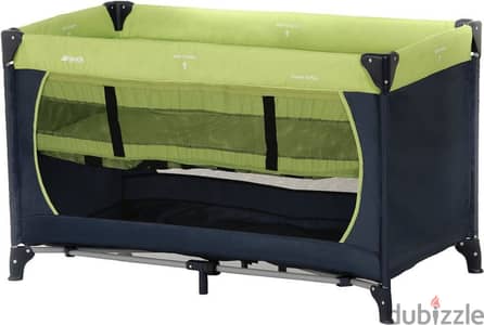 Portable & Foldable Baby Travel Crib with Changing Table + Mattress