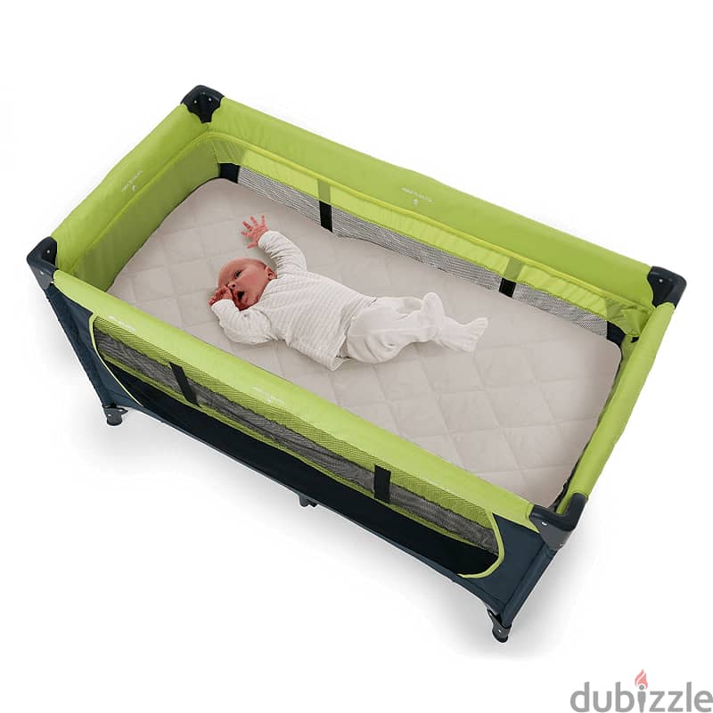 Portable & Foldable Baby Travel Crib with Changing Table + Mattress 3