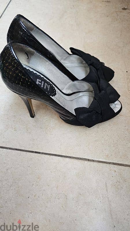 Black high heel women shoes 0