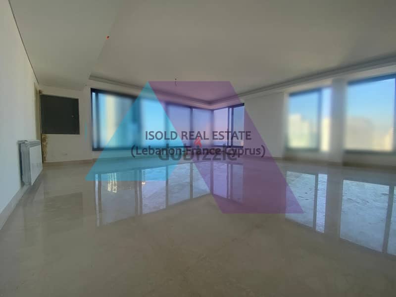 Apartment+Panoramic Sea View for rent in Ain el Mrayseh -  شقة للإيجار 0