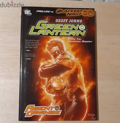 Green Lantern Agent Orange Graphic Novel.