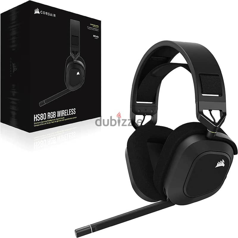 Corsair HS80 RGB Wireless pro gaming headset 0