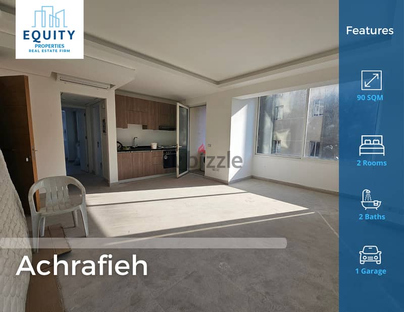 Semi Furnished Apartment For Rent In Achrafieh شقة للإيجار #AA128524 0