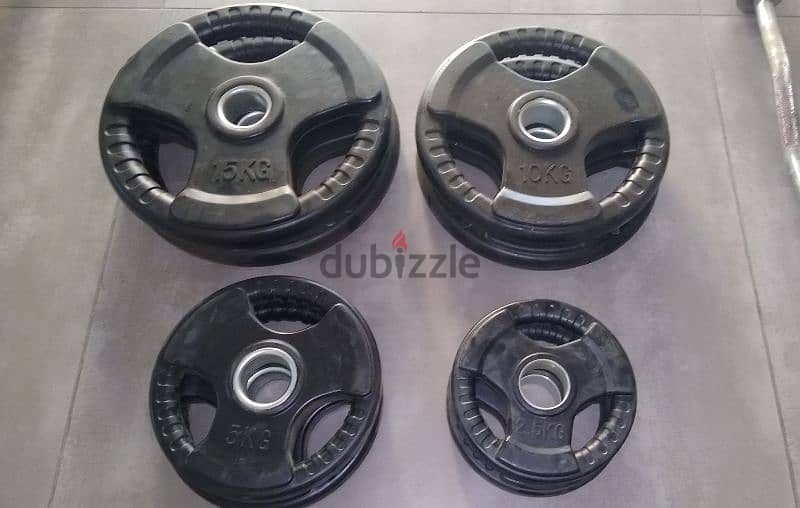 Weight Plates Set  Excellent Condition 0