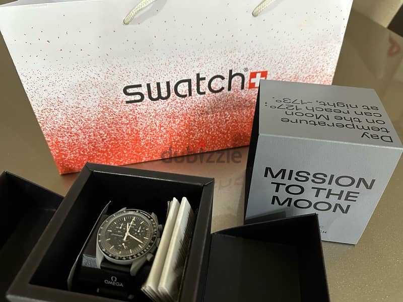 omega x swatch mission to the moon 1