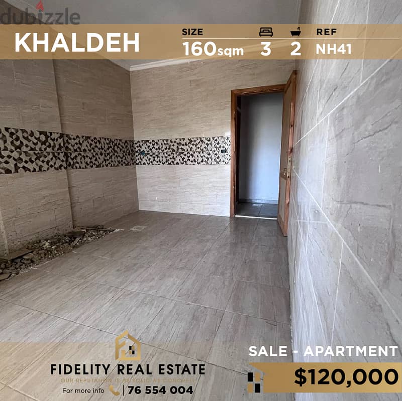 Apartment for sale in Khaldeh NH41 شقة للبيع في خلدة 0