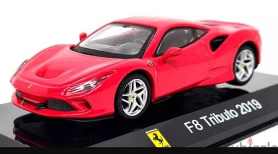 Ferrari F8 Tributo 2019 diecast car model 1;43.