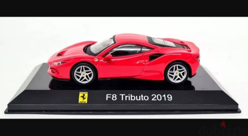 Ferrari F8 Tributo 2019 diecast car model 1;43. 1