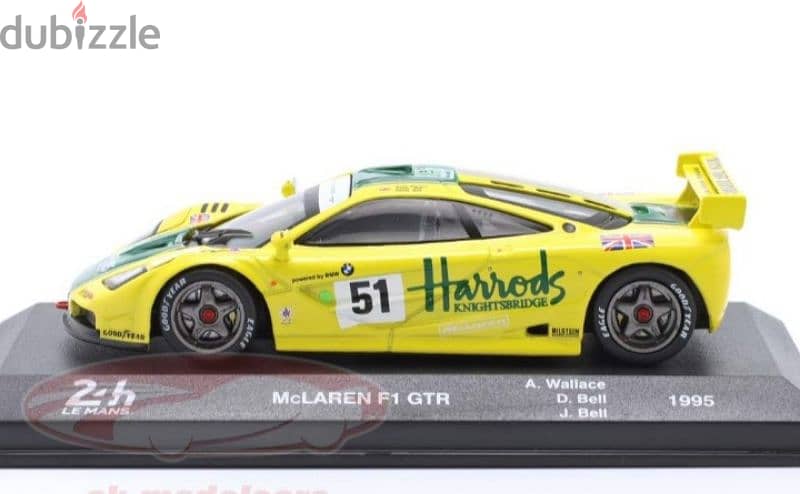 Mclaren F1 GTR (Lemans 24h 1995) diecast car model 1;43. 2