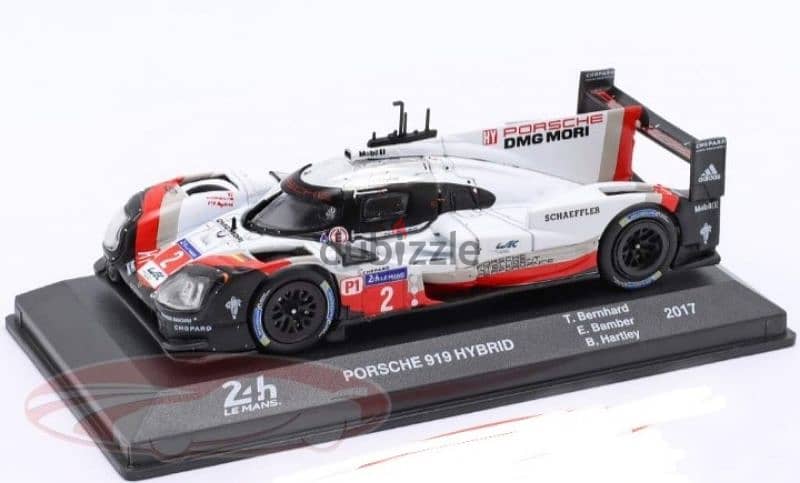 Porsche 919 Hybrid (Lemans 24h 2017) diecast car model 1;43. 0