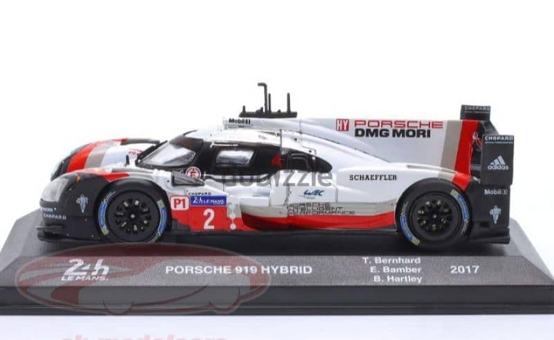 Porsche 919 Hybrid (Lemans 24h 2017) diecast car model 1;43. 2