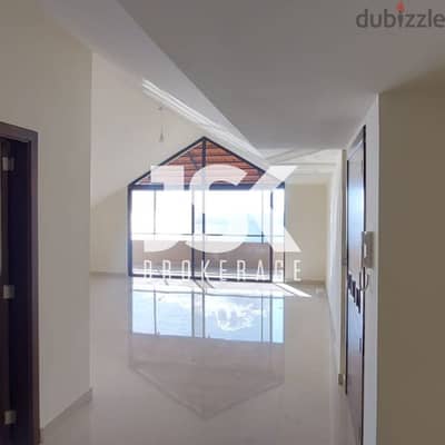 L16739 -2-Bedroom Roof Apartment With Seaview For Rent in Nahr Ibrahim