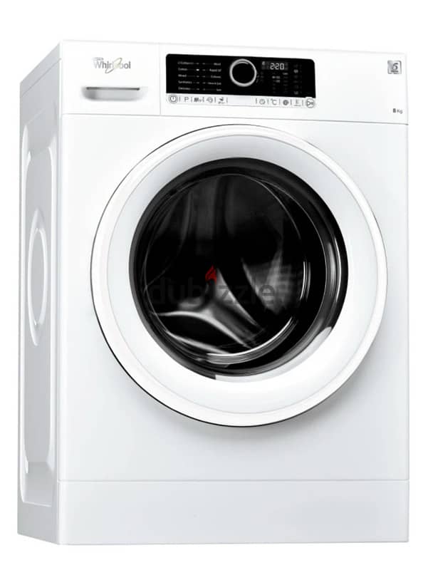 Whirlpool Washing Machine White 8KG 1200RPM 0