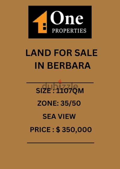 LAND FOR SALE IN BERBARA