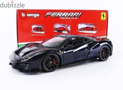 Ferrari 488 Pista diecast car model 1:24.