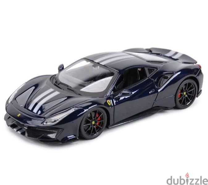 Ferrari 488 Pista diecast car model 1:24. 1