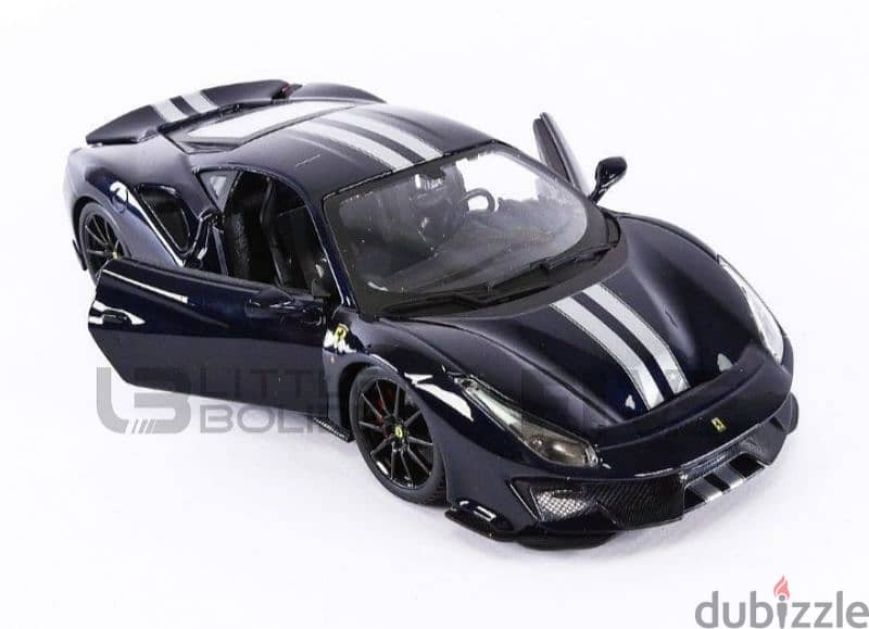 Ferrari 488 Pista diecast car model 1:24. 4