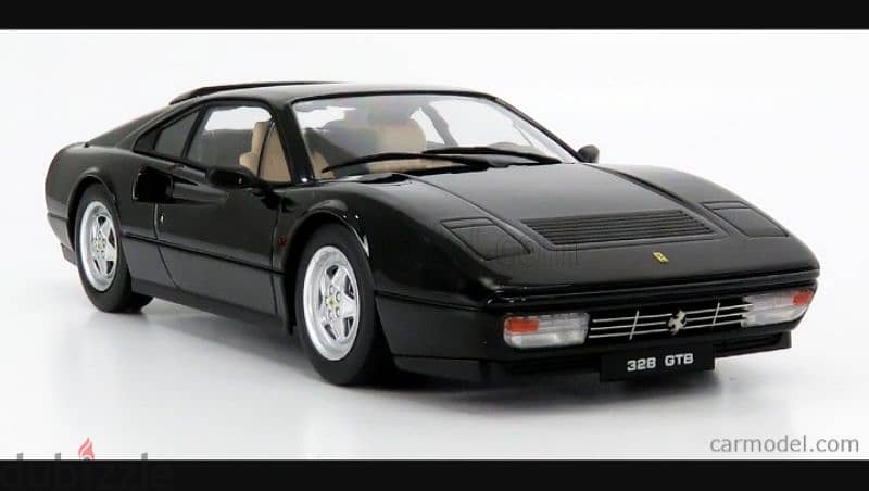 Ferrari 328 GTB 1985 diecast car model 1;18. 4