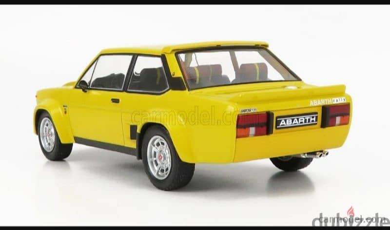 Fiat Abarth 131 diecast car model 1;18. 2