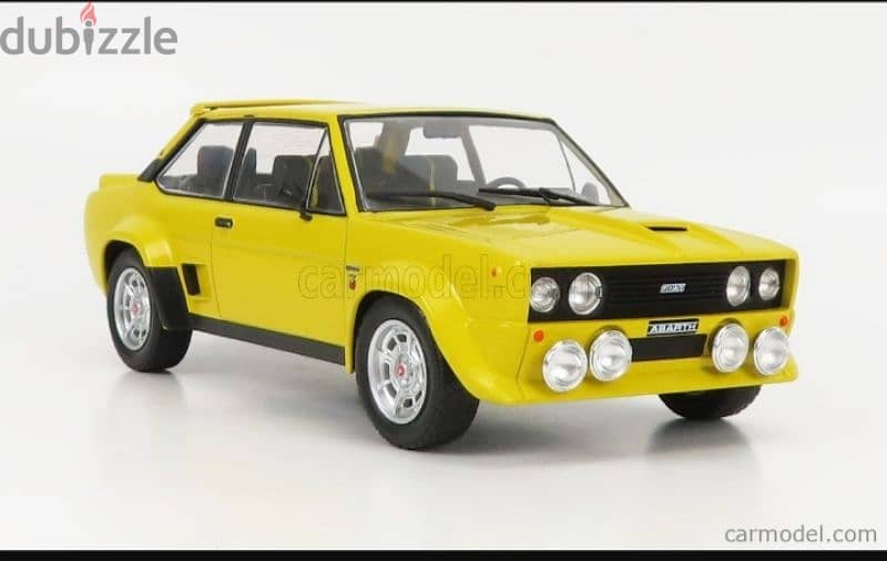 Fiat Abarth 131 diecast car model 1;18. 3