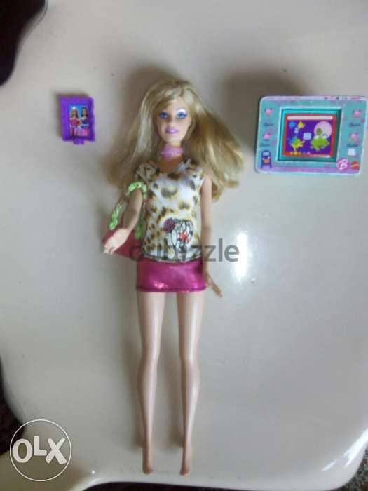 Barbie Mattel as new doll 2010 unflexi legs style +TV +photo frame=15$ 1