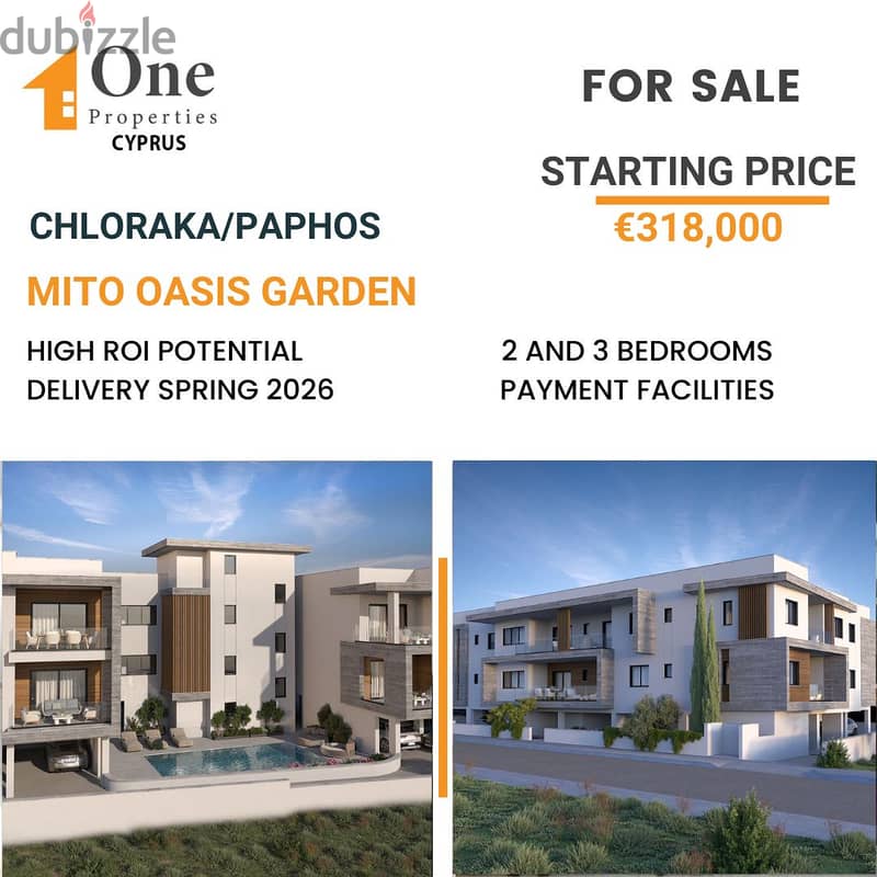 APARTMENTS FOR SALE IN CHLORAKA/PAPHOS 0