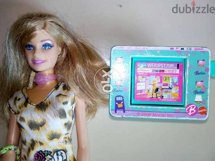 Barbie Mattel as new doll 2010 unflexi legs style +TV +photo frame=15$ 3