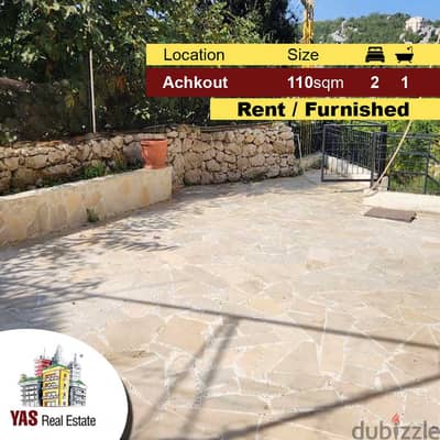 Achkout 110m2 | 70m2 Terrace | Rent | Fully Furnished | High End | KH