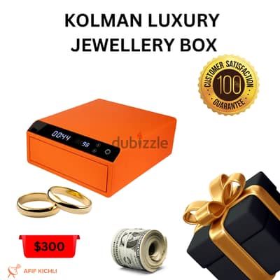 Luxury Jewellery Box with Fingerprint