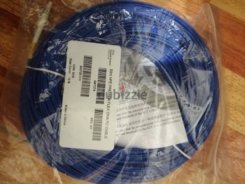 HP fiber optic cables, 50M and 5M, new 0