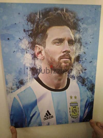 printed messi picture