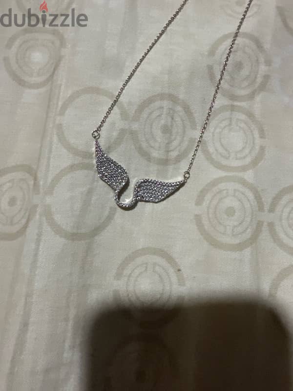 sterling silver wings necklace 0