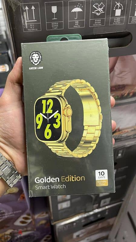 Green lion gold edition smart watch 0