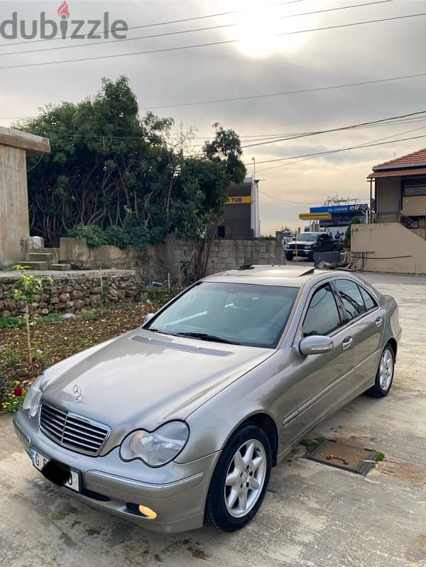 Mercedes-Benz C-Class 2003 gray/black super clean 0